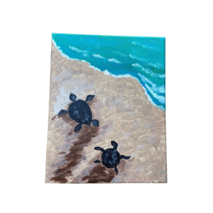 Sea Turtle Canvas Painting