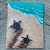 Sea Turtle Canvas Painting - Image 2