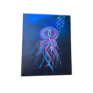 Jellyfish Canvas Painting